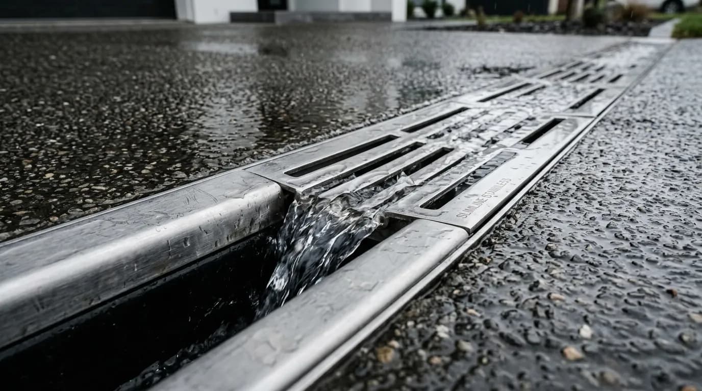 Concrete Driveway Drainage Adelaide — How We Handle Stormwater — Opal SA Construction Adelaide