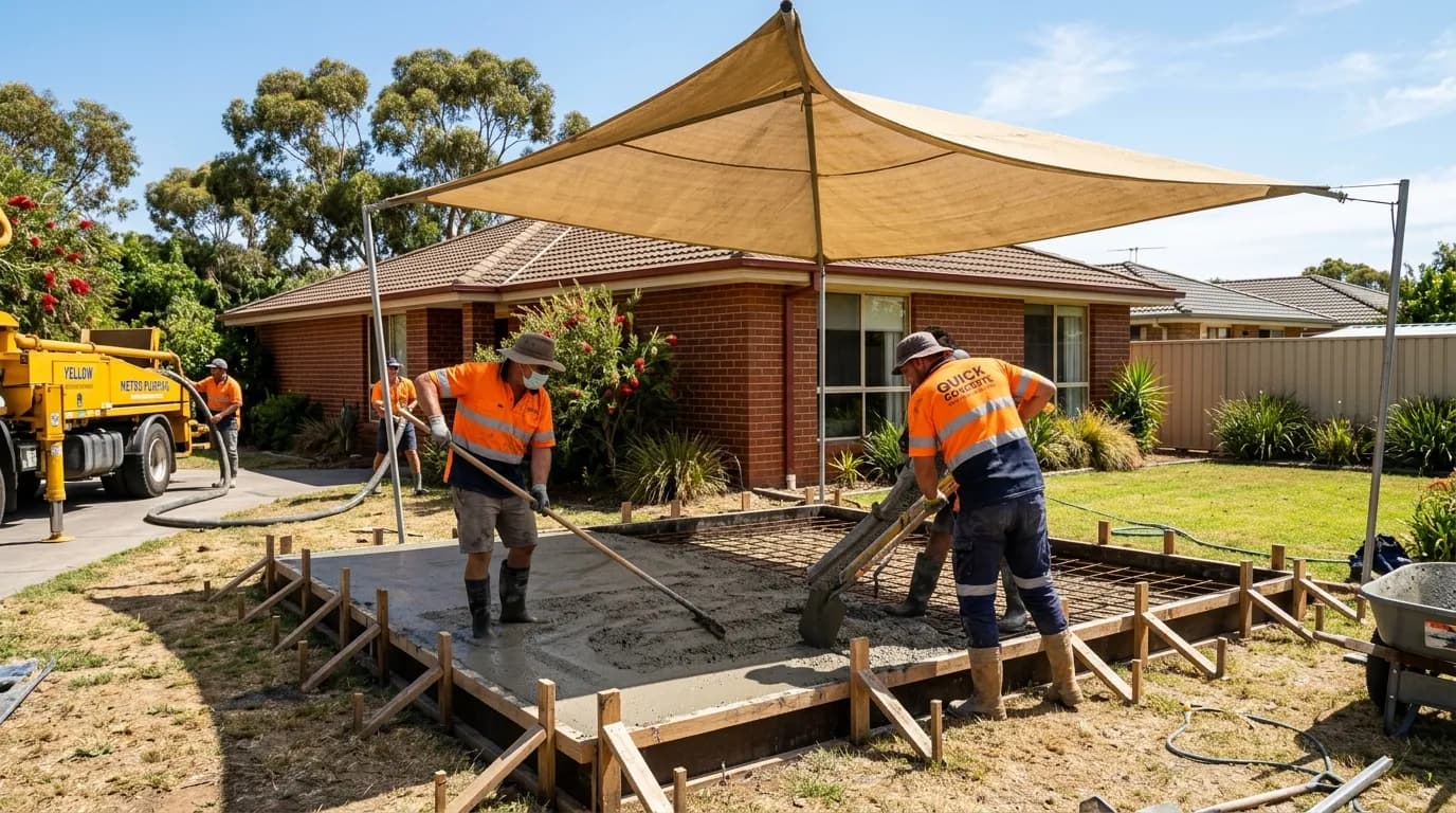 Concreting in Adelaide Summer: What You Need to Know About Heat — Opal SA Construction Adelaide