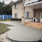 Plain Grey Concrete Perimeter - Opal SA Construction