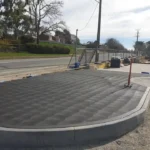 Plain Grey Concrete Footpath - Opal SA Construction